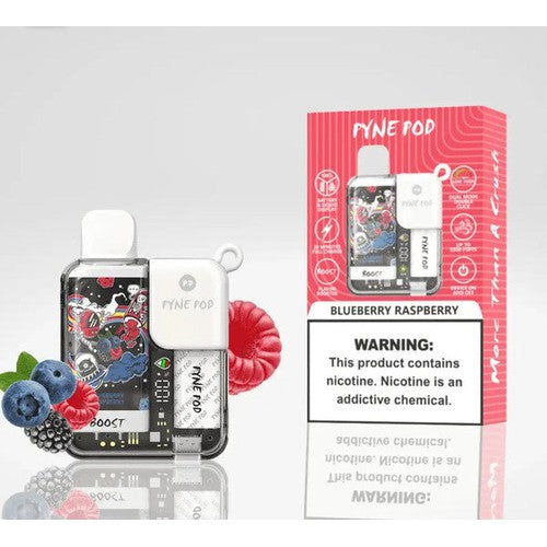 Blue Raspberry PYNE POD 8500 puffs Insta Smoke And Vape Blue Raspberry PYNE POD 8500 puffs Insta Smoke And Vape
