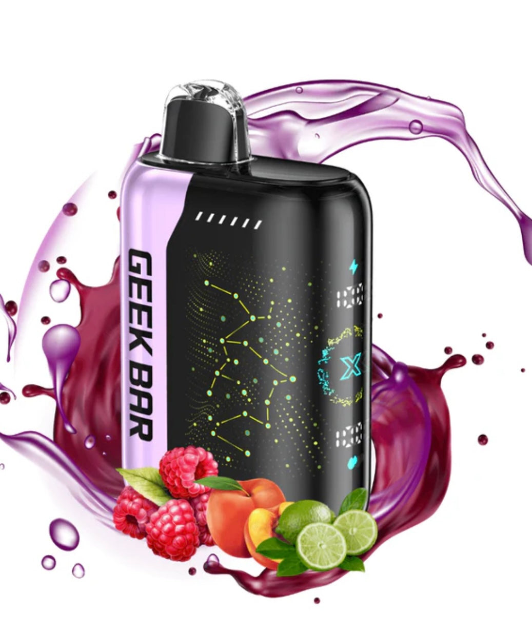 Geek Bar Pulse X Raspberry Peach Lime