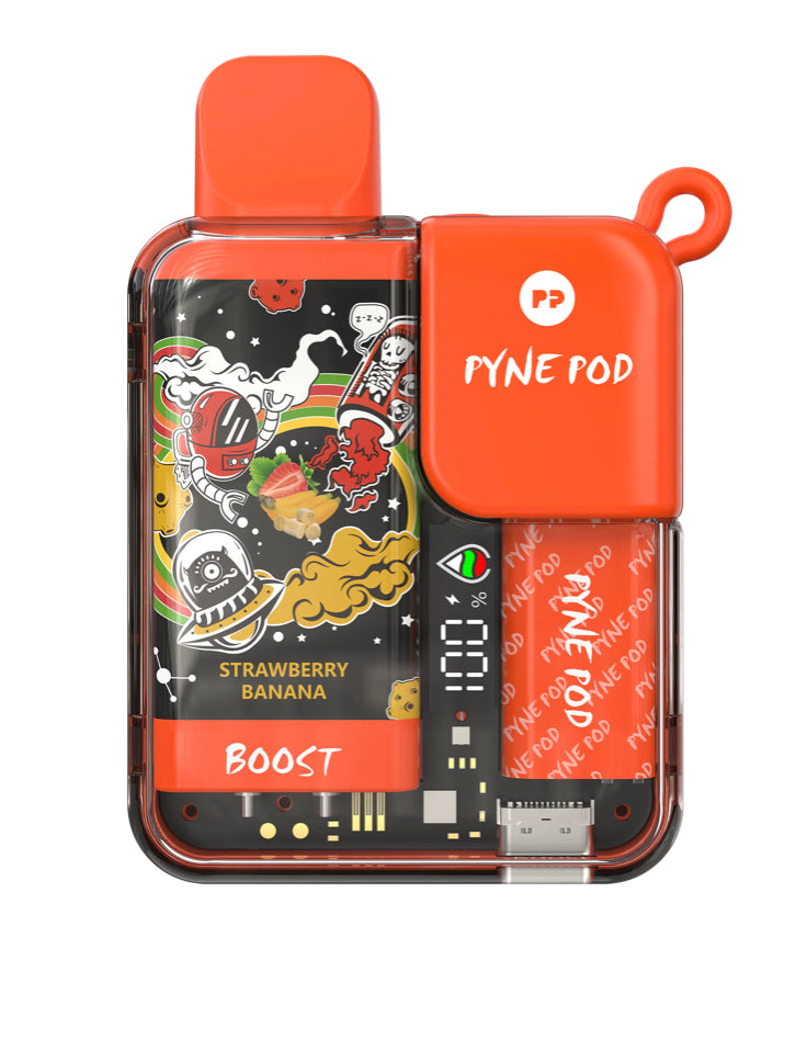 PYNE POD (Strawberry Banana) 8500 puffs – Insta Smoke And Vape