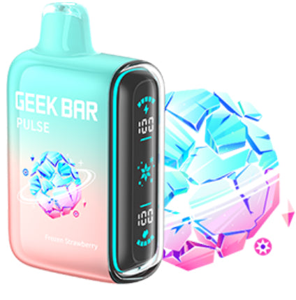 Sio-disposable Vape Geek Bar Pulse Frozen Strawberry Single Disposables