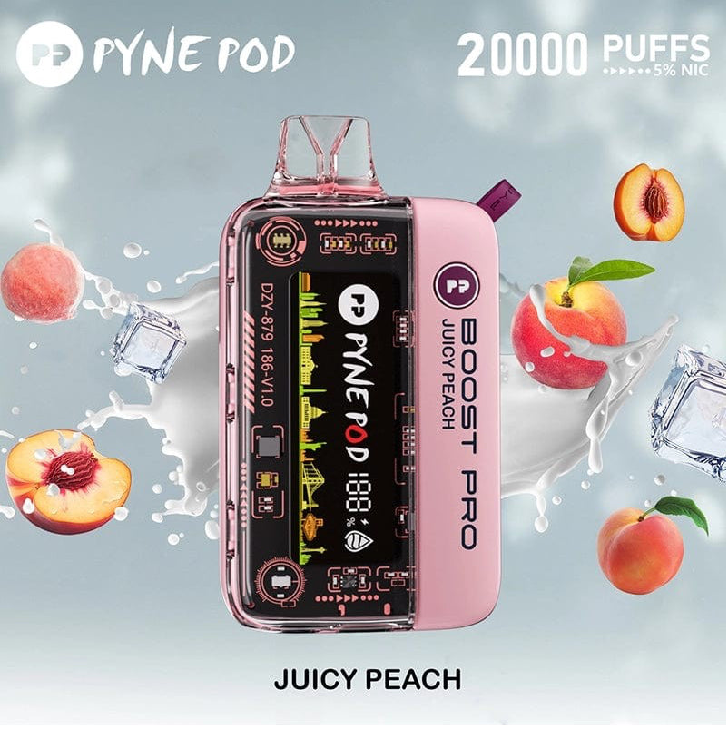 Juicy Peach Pyne Pod Boost Pro 20k