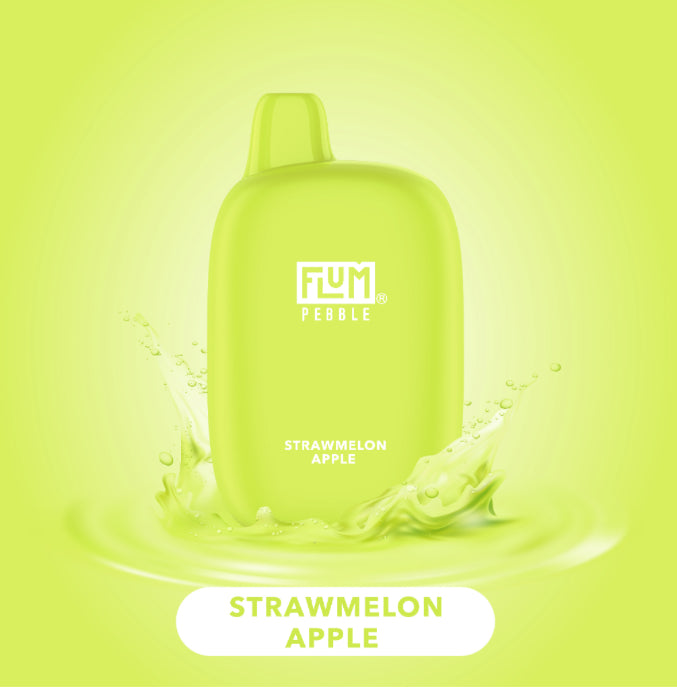 StrawMelon Apple Flum Pebbles 6000 Puffs