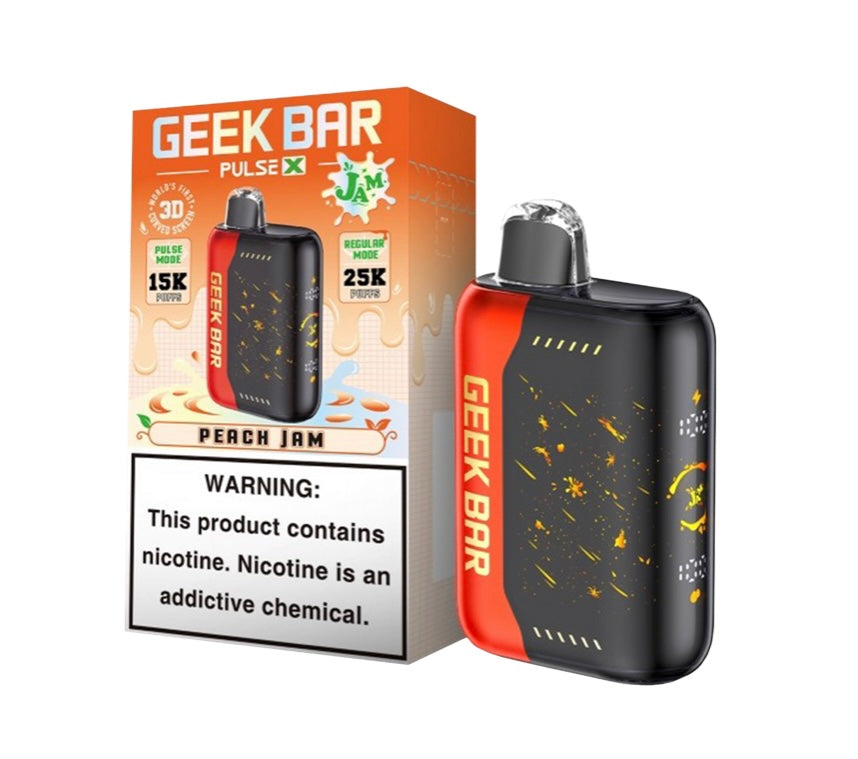 GEEK BAR PULSE X                           “JAM EDITON”                                             (PEACH JAM)