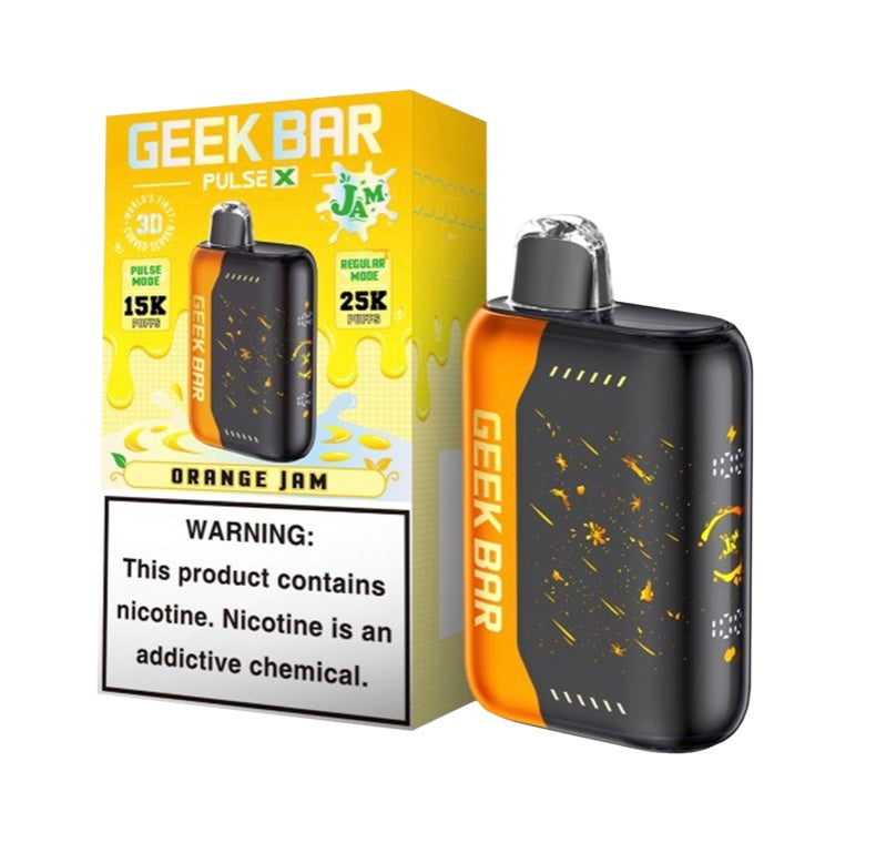 GEEK BAR PULSE X                           “JAM EDITION”                          (ORANGE JAM)